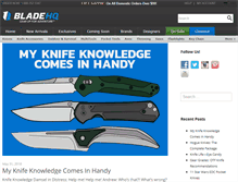 Tablet Screenshot of knifeblog.com